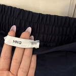 Mango σκούρο μπλε παντελόνι μέγεθος S με λάστιχο σαν καινούργιο