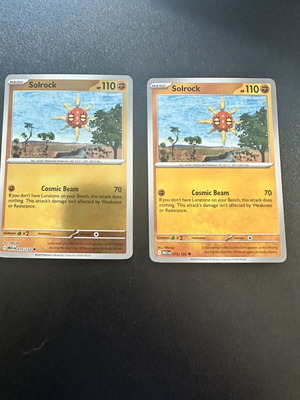 Solrock 075/132 Mega Evolution Pokemon card