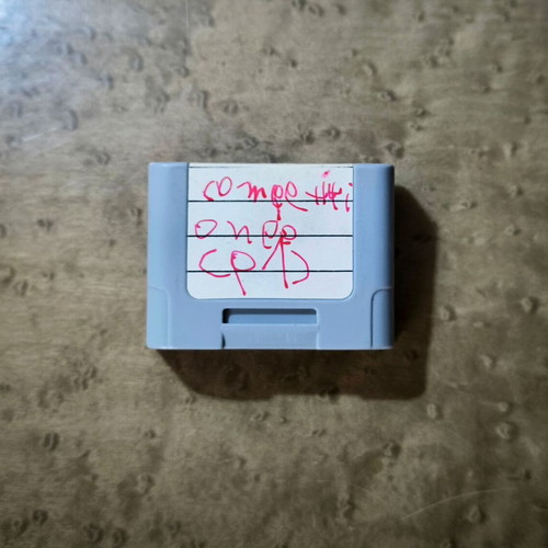 Nintendo 64 Controller Pak used gray memory card