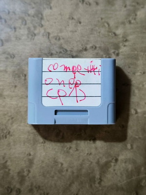Nintendo 64 Controller Pak used gray memory card