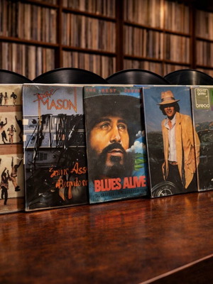 Πακέτο 6 βινυλίων μεταχειρισμένων rock και soft rock