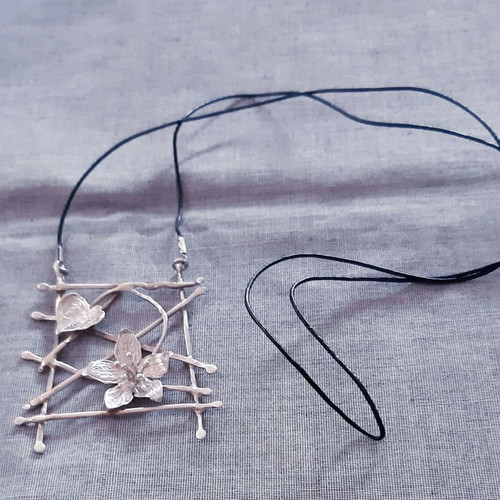 Magic Garden silver 925 necklace, UniqueJewerly handmade