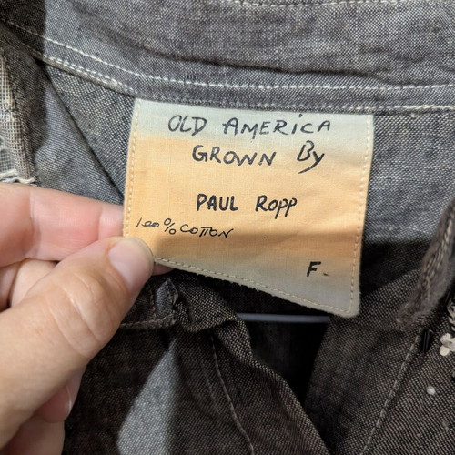 Paul Ropp shirt with embroidery used, size up to large