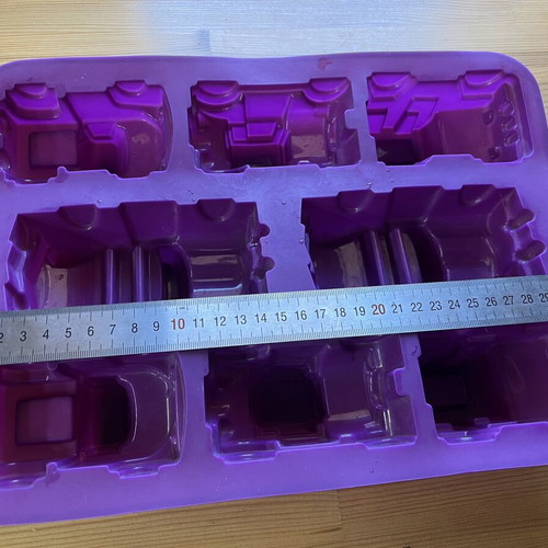 Silicone mold cars used