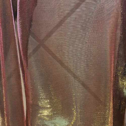 Morgan transparent shirt like new in burgundy with gold details