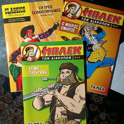 Blek and Classics Illustrated comics like new, pack of 3