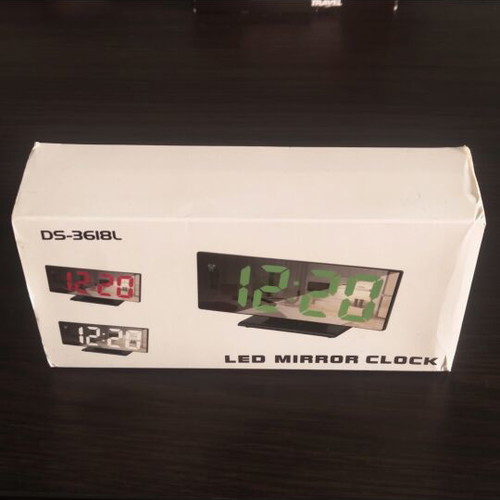Led Mirror Alarm and Clock like new