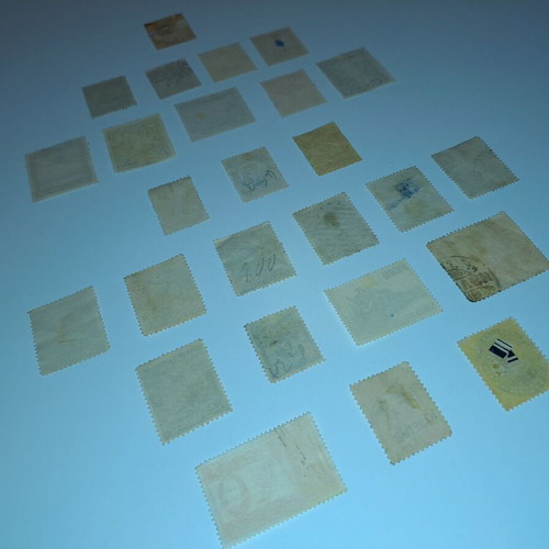 Stamps from Bolivia Chile Colombia Peru Venezuela used, 26 pieces 1882-1959