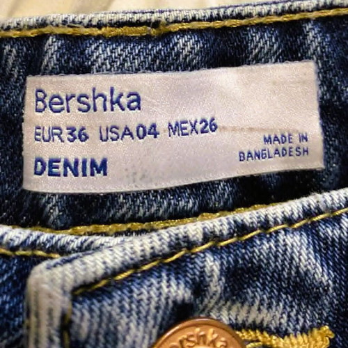 Bershka jeans like new, blue, sizes 36 and 38