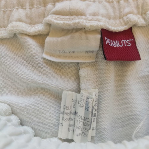 Zara Peanuts shorts, black and white, size 164 cm