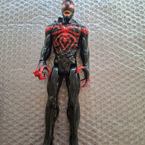 Miles Morales Venomised action figure used from Spider-Man Maximum Venom series