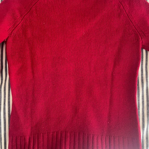 Wool sweater Massimo Dutti red used, size S