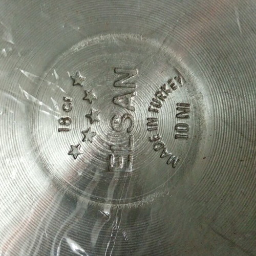 Elsan stainless steel pot new, diameter 25cm, height 9cm