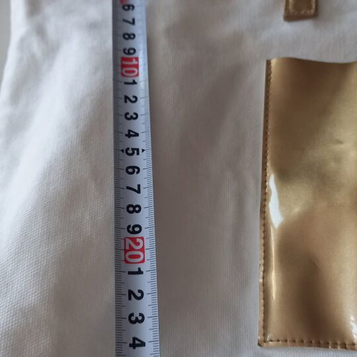 Shopper bag Paco Rabanne like new, white and gold