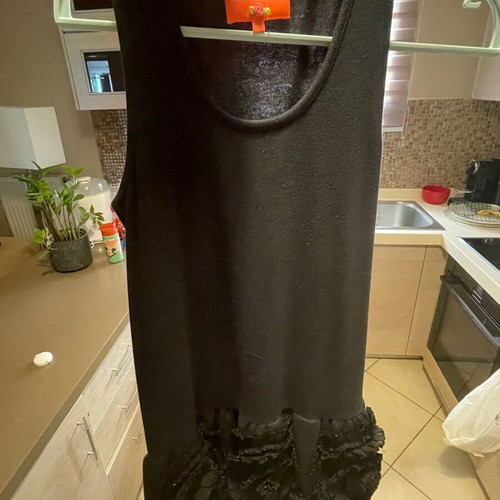Manoush black sleeveless dress size Medium like new