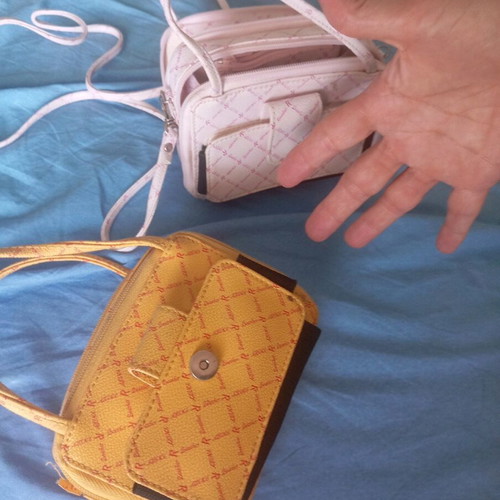 Crossbody bags used, set of 2 pieces