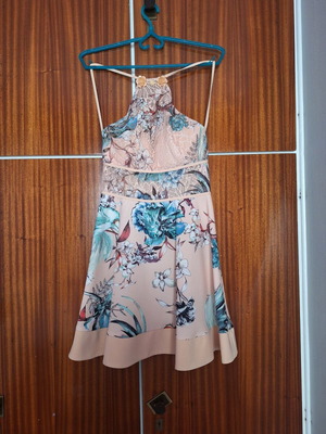 Allure dress like new for formal occasions, size M, beige pink