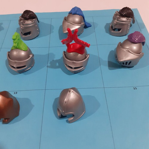 Playmobil Knight Helmets like new, model K10