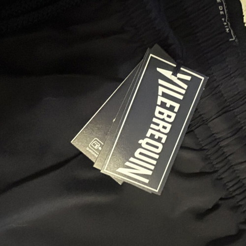 Vilebrequin Moorise swim shorts XXL new, dark blue with starfish