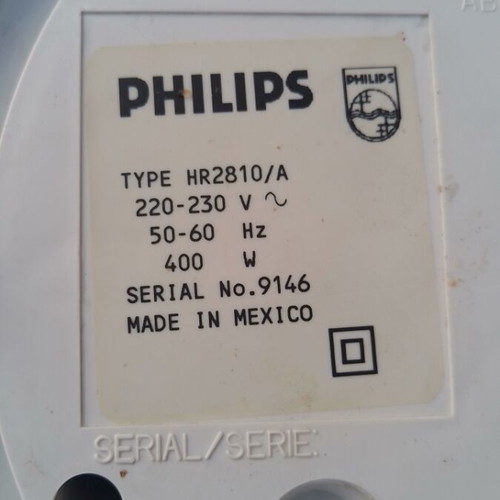 Philips HR2810/A blender base 400W like new