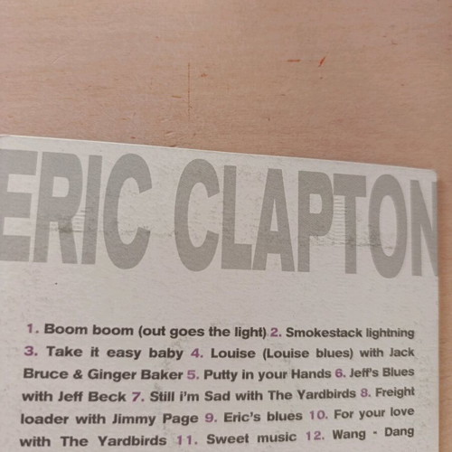 Eric Clapton CD like new, rock collection
