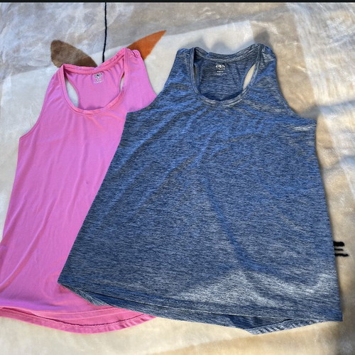 Athletic works set size M like new, blue and pink tops