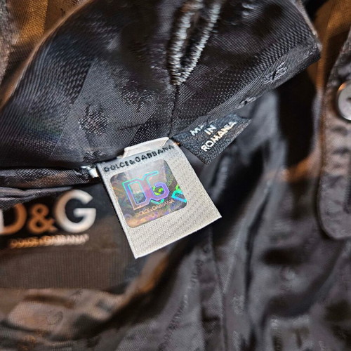 D&G Dolce & Gabbana men's striped jacket size M like new