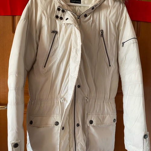 Calvin Klein Jeans jacket like new, white-beige, size XL