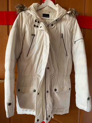 Calvin Klein Jeans jacket like new, white-beige, size XL