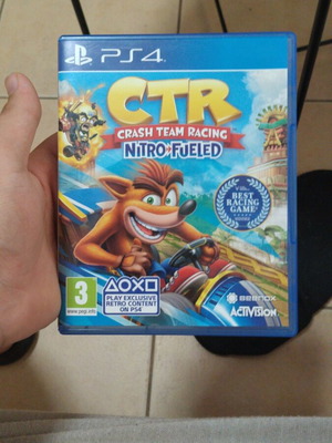 Crash Team Racing PS4 game, like new condition