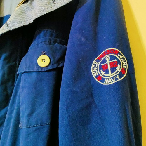 Tresor men's navy blue jacket like new