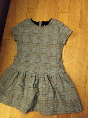 Mayoral φόρεμα μεταχειρισμένο για 5 με 6 ετών γκρι χειμωνιάτικο