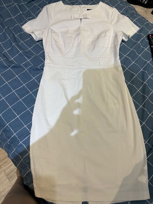 Carla dress white like new, size M