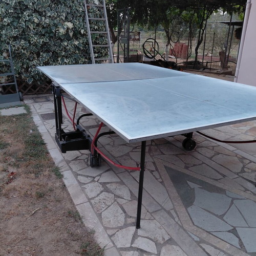 Kettler Table Tennis Table used, foldable with wheels
