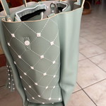 Gaudi shoulder bag petrol like new with multiple compartments
