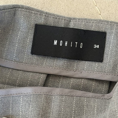 Pleated skirt Mohito gray like new, size XS