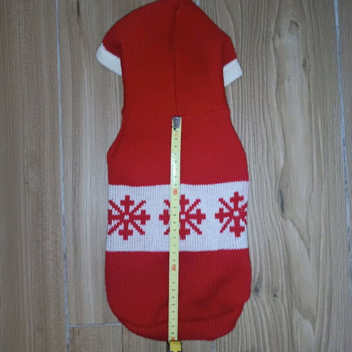 Dog sweater with hood for small breeds new