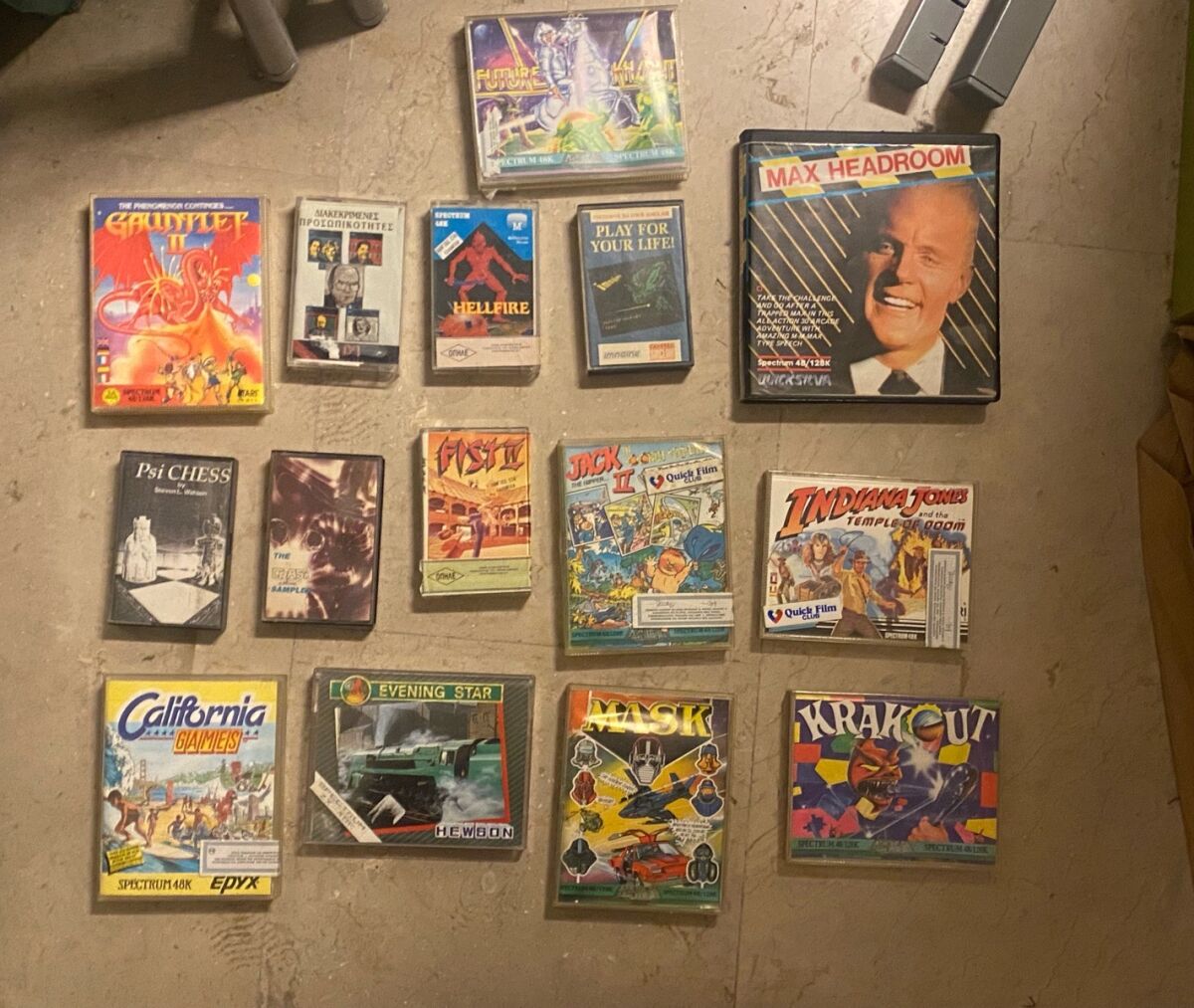 Collectible Zx Spectrum cassettes used,… - € 350,00 - Vendora.cy