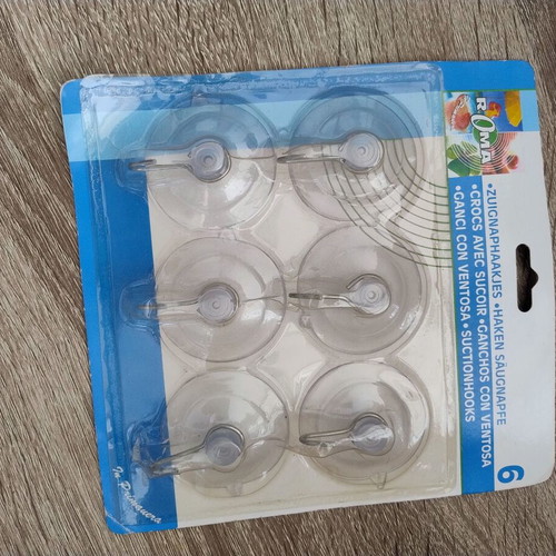 Suction Hooks pack of 6 new