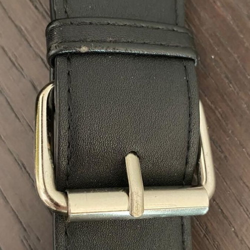 Bershka black shoulder bag used with metal butterfly detail