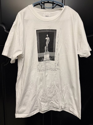 Hard.Clo T-shirt white XL like new, comfortable fit, Cart Postal series