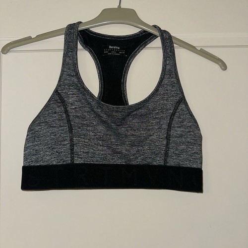 Sports bra like new, gray, size S