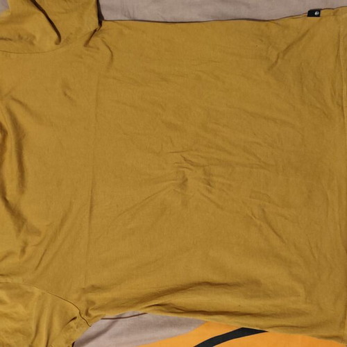 Timberland short-sleeve shirt used, size Large, deep yellow