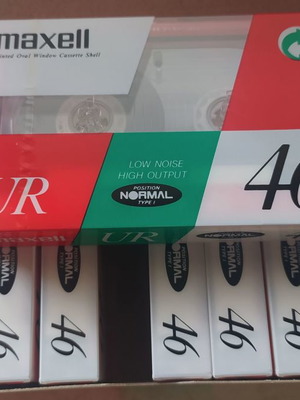 Maxell UR 46 κασέτες κενές καινούργιες, πακέτο 10