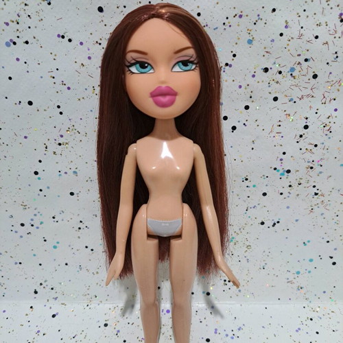 Bratz Campfire Meygan doll used, nude with flaws