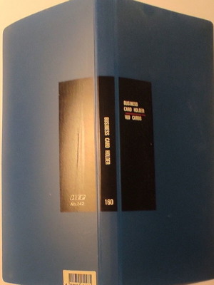 Card collection album new, holder for 160 business cards