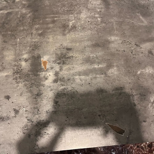 Table gray used 1.20 x 0.50 m from Praktiker