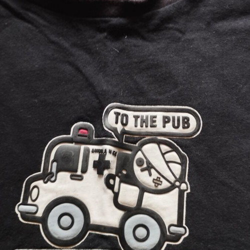 Slightly Offensive/18 T Shirt M Used Black Cotton