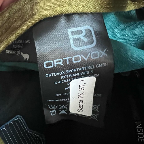 Ortovox vintage badge logo cap green
