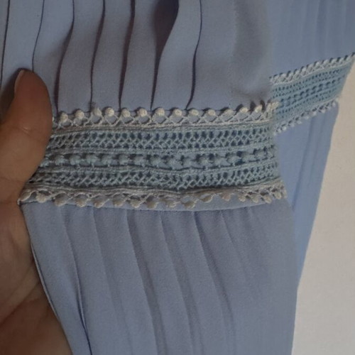 Zini long dress baby blue, like new, size M